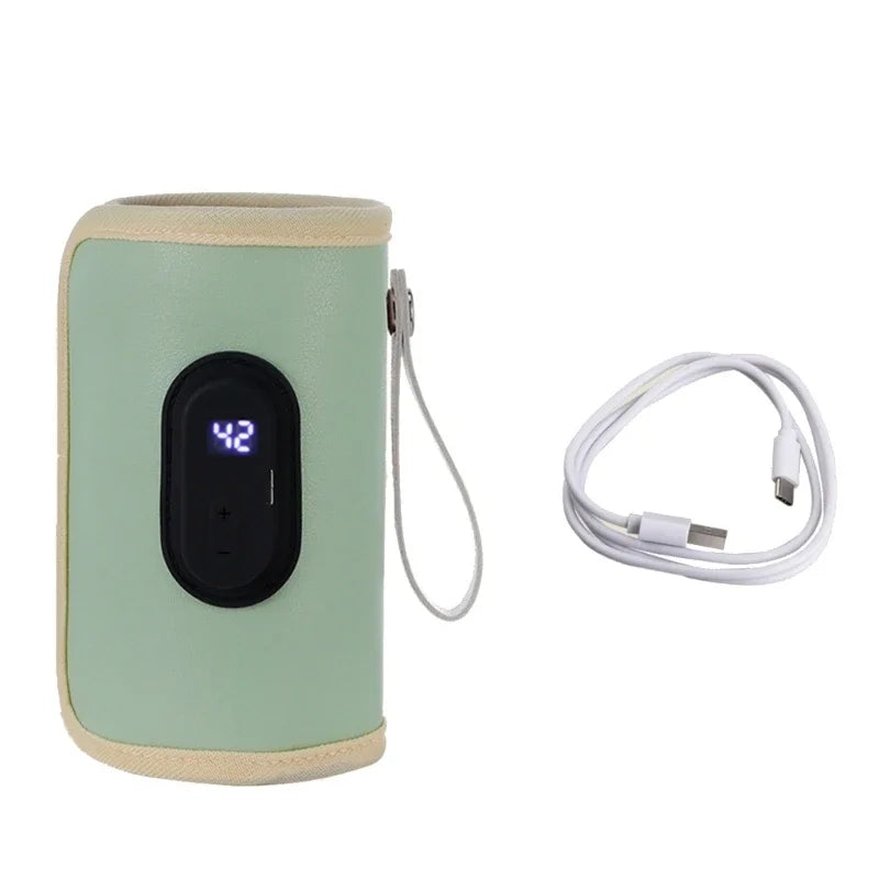 Portable USB Baby Bottle Warmer – Ideal for Travel, Car, and Outdoor Adventures | Baby Milk Warmer and Nursing Bottle Heater