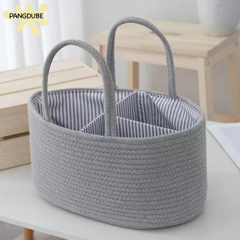 Multifunctional Baby Nappy Caddy – Nappy Bag, Hygiene Basket, Organiser, and Stacker