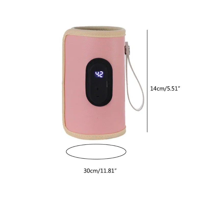 Portable USB Baby Bottle Warmer – Ideal for Travel, Car, and Outdoor Adventures | Baby Milk Warmer and Nursing Bottle Heater