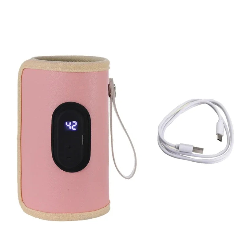 Portable USB Baby Bottle Warmer – Ideal for Travel, Car, and Outdoor Adventures | Baby Milk Warmer and Nursing Bottle Heater