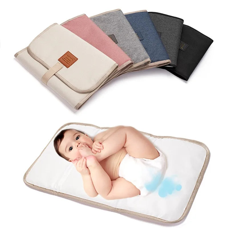 Portable Waterproof Foldable Baby Changing Mat - Durable Oxford Toddler Changing Mat