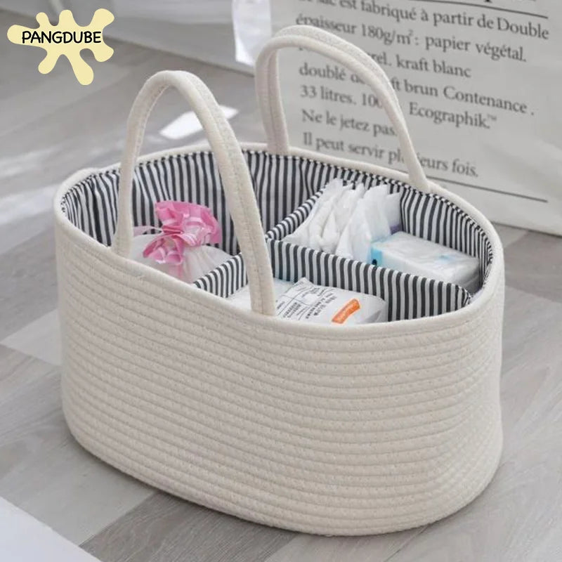 Multifunctional Baby Nappy Caddy – Nappy Bag, Hygiene Basket, Organiser, and Stacker