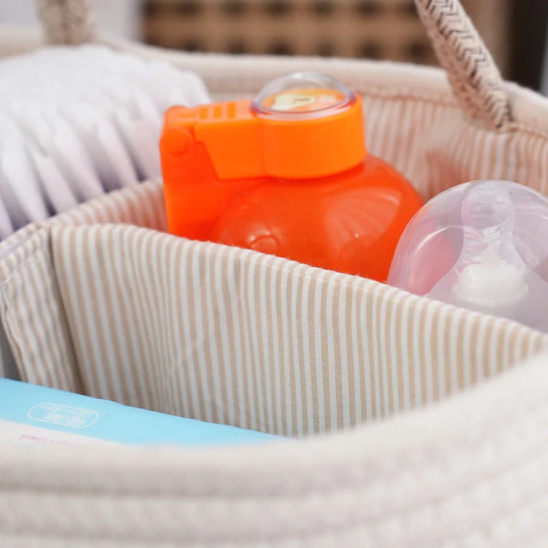 Multifunctional Baby Nappy Caddy – Nappy Bag, Hygiene Basket, Organiser, and Stacker