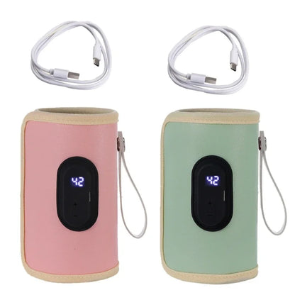 Portable USB Baby Bottle Warmer – Ideal for Travel, Car, and Outdoor Adventures | Baby Milk Warmer and Nursing Bottle Heater