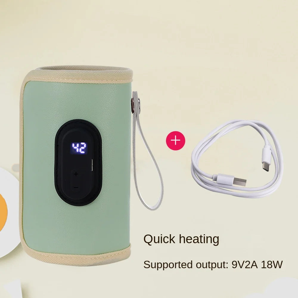 Portable USB Baby Bottle Warmer – Ideal for Travel, Car, and Outdoor Adventures | Baby Milk Warmer and Nursing Bottle Heater