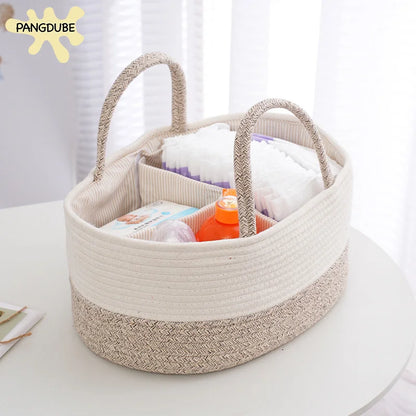 Multifunctional Baby Nappy Caddy – Nappy Bag, Hygiene Basket, Organiser, and Stacker