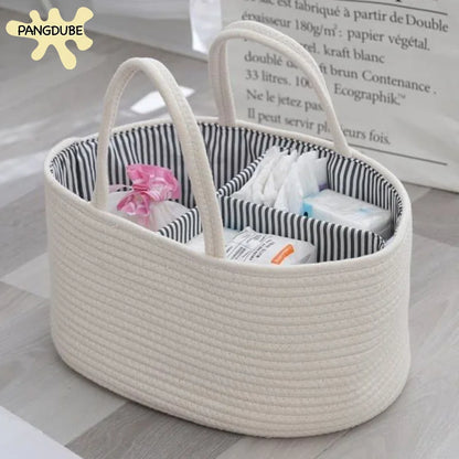 Multifunctional Baby Nappy Caddy – Nappy Bag, Hygiene Basket, Organiser, and Stacker